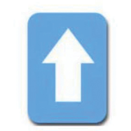 Quick-Align® Individual Gothic Number and Letter Labels, Arrow Symbol, 2" H, White