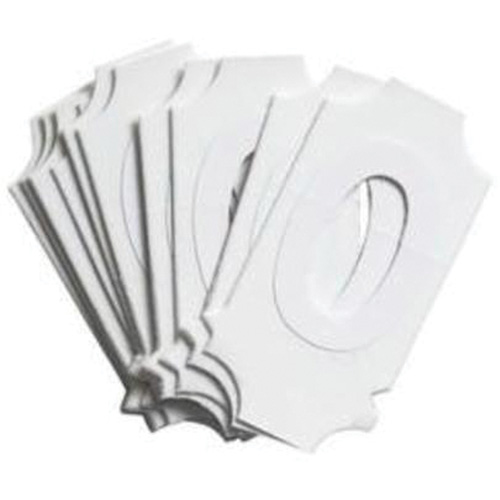 Quick-Align® Individual Gothic Number & Letter Labels, O, 2" H, White