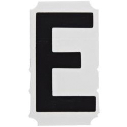 Quick-Align® Individual Gothic Number and Letter Labels, E, 3" H, Black