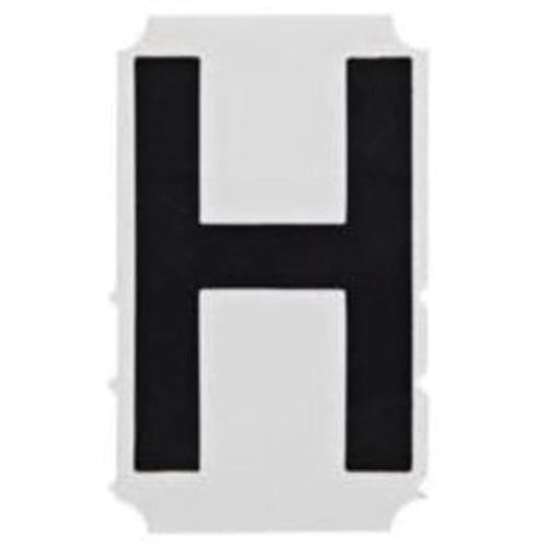 Quick-Align®Individual Gothic Number and Letter Labels, H, 3" H, Black