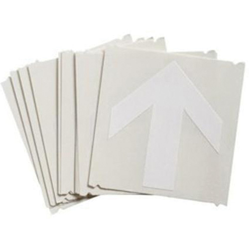 Quick-Align® Individual Gothic Number and Letter Labels, Arrow Symbol, 3" H, White