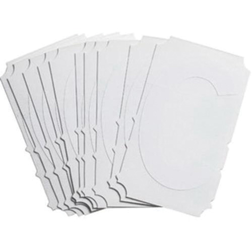 Quick-Align® Individual Gothic Number and Letter Labels, C, 3" H, White