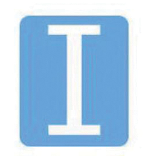 Quick-Align®Individual Gothic Number and Letter Labels, I, 3" H, White