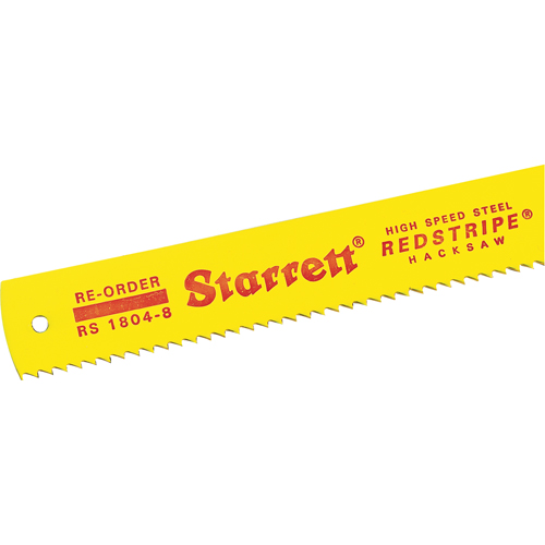 Restripe® Power Hacksaw Blades, 18" L, 6 TPI
