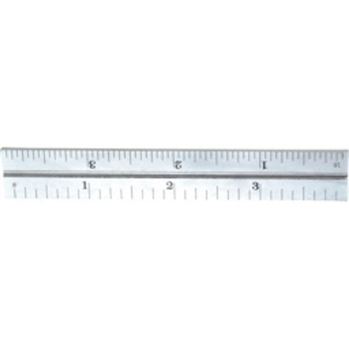 Junior Combination Squares, 4" L, 8/100" Graduations, Steel, Satin