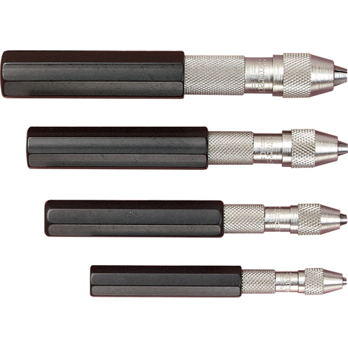 Pin Vises with Insulated, Octagonal Handles