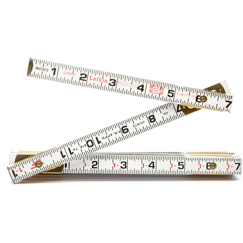 Red End® Engineer's Scale Rule, 6' L, Wood, 1/16" Graduations
