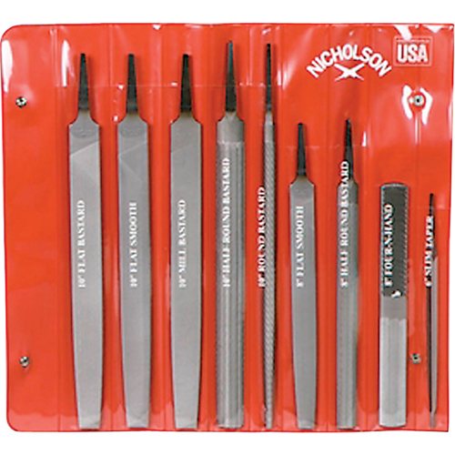 9-Piece Maintenance File Set, 9 Pcs