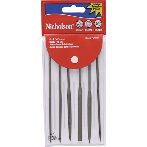 Assorted Miniature Files, 6 Pcs