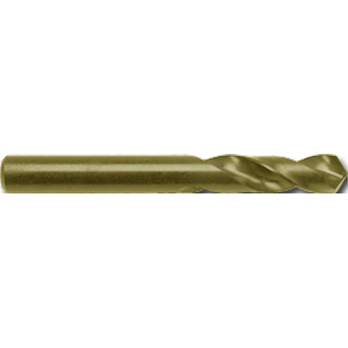 Stub Length Screw Machine Drill Bit, 11.9 mm, High Speed Steel, 51 mm Flute, 135° Point