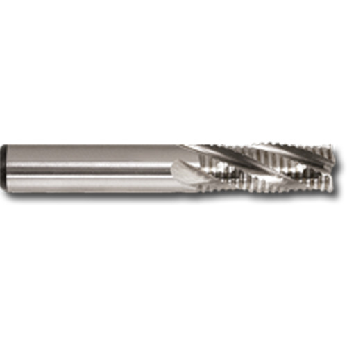 Weldon Shank Rip-R End Mill, 9/32" Dia., 3 Flutes, High Speed Cobalt