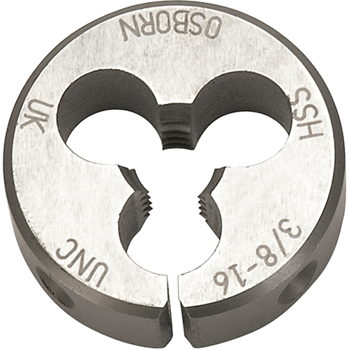 Split Circular Die, M33 X 3.5 Thread, High Speed Steel
