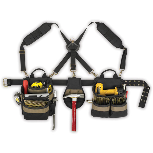 20-Pocket, 5-Piece Comfortlift™ Combo Systems, Polyester, Black