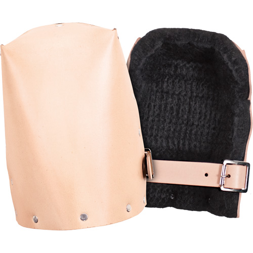 Heavy-Duty Knee Pad, Buckle Style, Leather Caps, Foam Pads