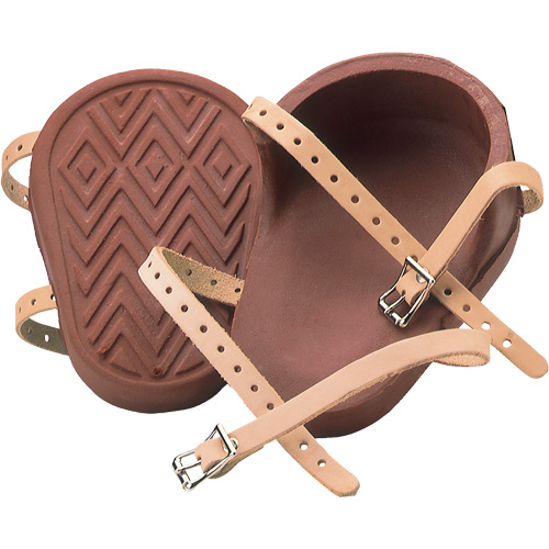 Professional Heavy-Duty Knee Pad, Buckle Style, Rubber Caps, Rubber Pads