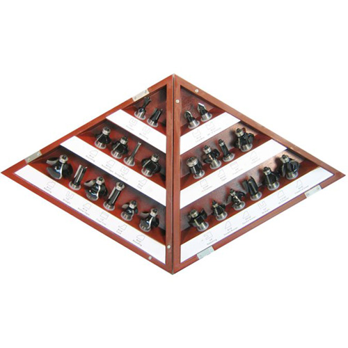 3-Flute Carbide-Tipped Router Bit Sets