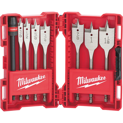 Quik-Lok™ Flat Boring Sets, 8 Pieces