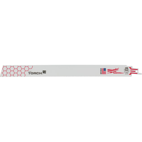 The Torch™ Sawzall® Blades, Bi-Metal, 14 TPI, 12" L x 1" W