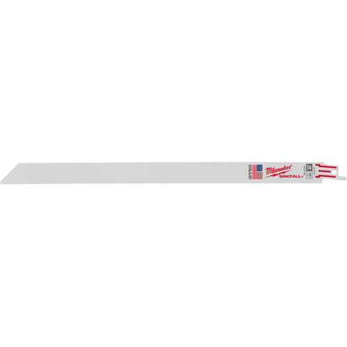 Sawzall® Reciprocating Saw Blades, Bi-Metal, 18 TPI, 12" L x 3/4" W