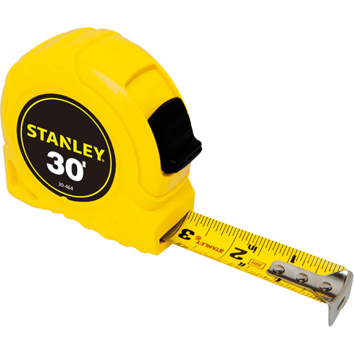 Tape Measure, 1" x 30', Imperial Graduations