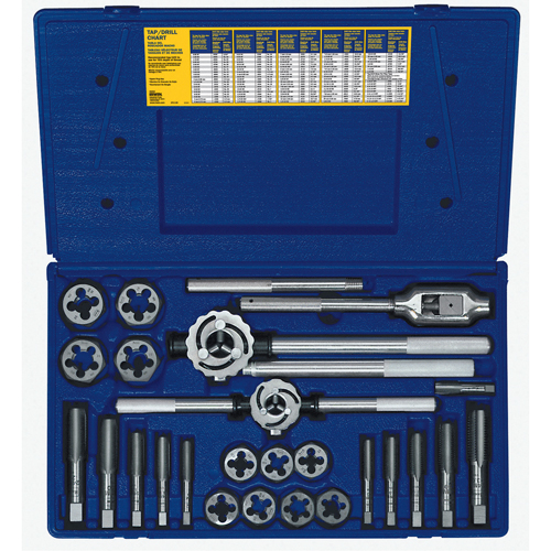 Hanson® Metric Tap & Hex Die Set, 25 Pieces