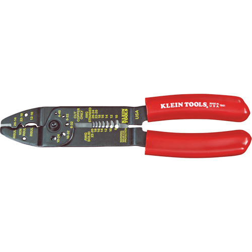 Multi Tool, Stripper, Crimper, Wire Cutter, 8-1/2" L