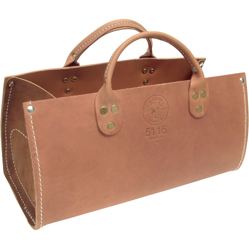 Leather Tote Bag, Leather, 1 Pockets, Brown