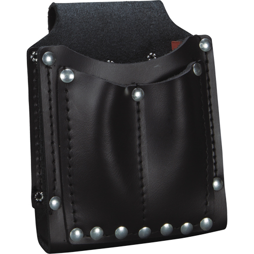 Utility Pouches, Multiple Tool Holder, Leather, 3 Pockets