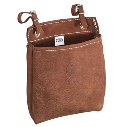 All-Purpose Pouch with Belt Straps, Leather, 1 Pockets, Brown