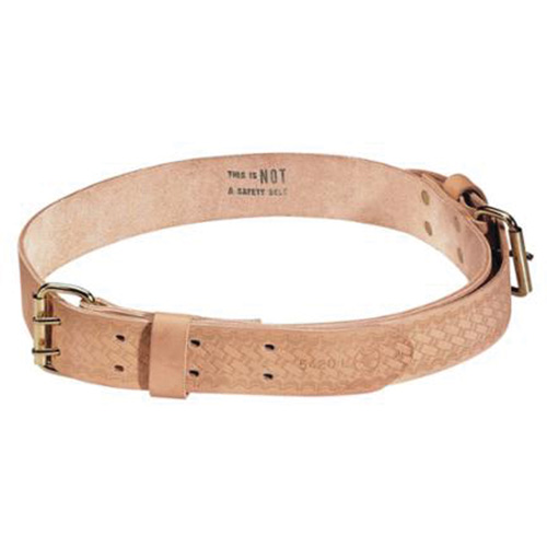 Ironworker's Heavy-Duty Tie-Wire Belt, Leather, Tan