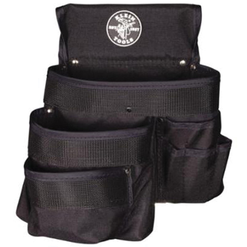 PowerLine™ Series 9-Pocket Tool Pouch, 1000 Denier Cordura®, Black