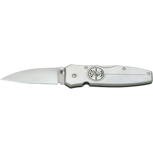 Lightweight Knife with Drop Point Blade, 2-1/4" Blade, Stainless Steel Blade, Aluminum Handle