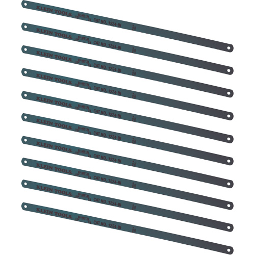 Hacksaw Blades, Bi-Metal, 12" L, 24 TPI