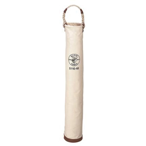 Line-Hose Bag, 48" H, Canvas, Brown/Natural