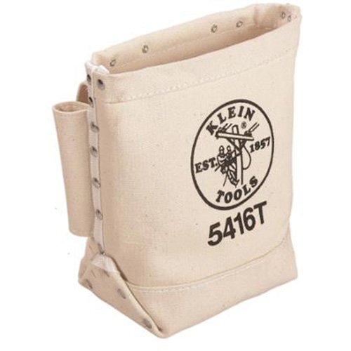 Bull-Pin & Bolt Tool Bag with Tunnel Loop, Tool Holder, Canvas, 3 Pockets