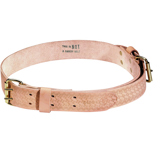 Ironworker's Heavy-Duty Tie-Wire Belt, Leather, Tan