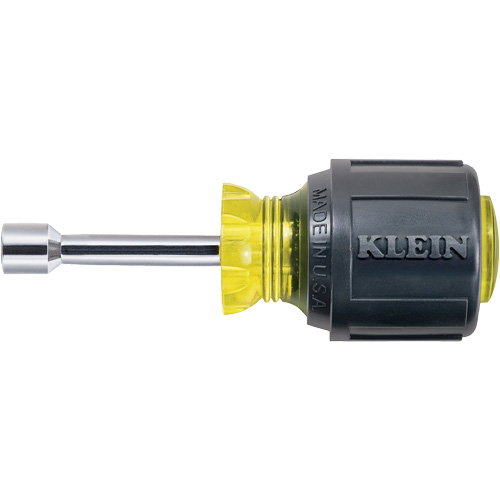 Stubby Nut Driver, 1/4" Drive, 3-1/2" L, Non Magnetic