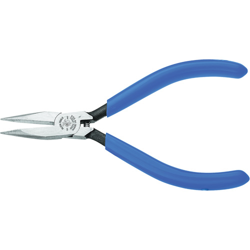 Electronics Pliers, Slim Needle Nose, Spring-Loaded, 4-13/16" L