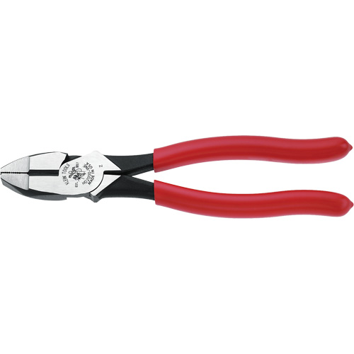 Heavy-Duty Lineman's Pliers, Thicker-Dipped Handle, 9-1/2" L, 1-1/4" Capacity
