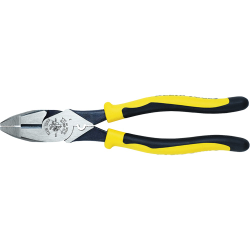 Journeyman Pliers, Connector Crimp Side-Cut, 9-1/2" L, 1-1/4" Capacity