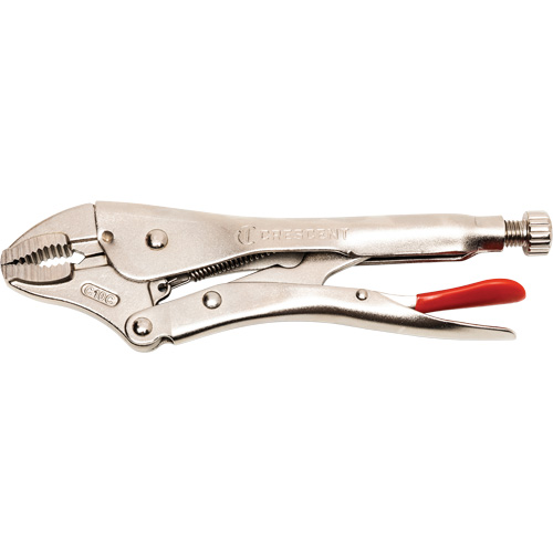 GearWrench® Locking Pliers with Wire Cutter, 10" Length, Curved Jaw