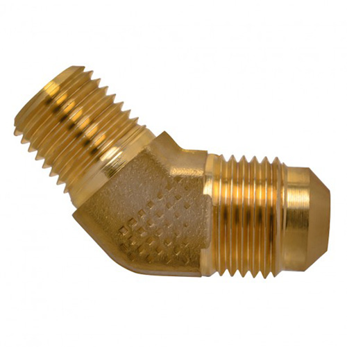 Flare Elbow 45° Forged-tube To Male Pipe, 1/2" x 3/8"