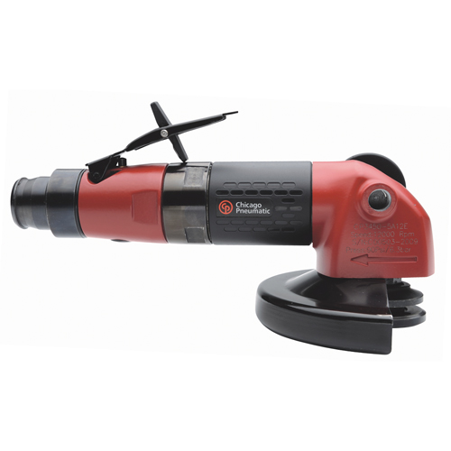 Industrial Angle Grinders, 5" Wheel, 1/2" NPT Inlet, 12000 RPM