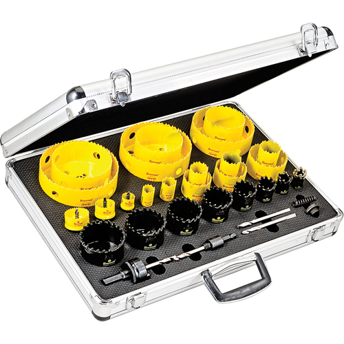 Electrician's Hole Saw Kits, 31 Pieces