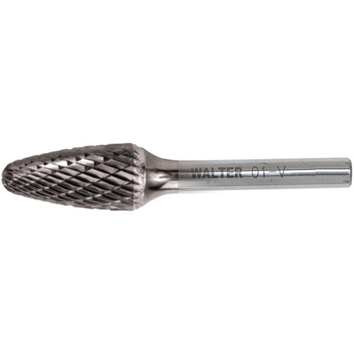 Double Cut Ballnose Tree Burr, SF-1, 1/4" Dia., 5/8" Depth of Cut