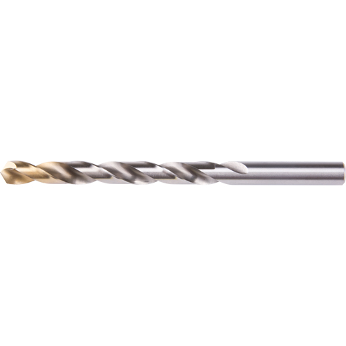 Jobber Drill Bit, High Speed Steel, 21/32", 7-1/8" L, 5-3/16" Flute, 118° Point Angle
