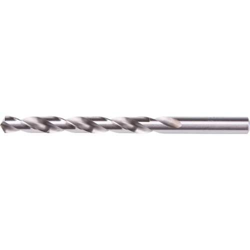 Jobber Length Drill Bit, High Speed Steel, P, 4-5/8" L, 3-5/16" Flute, 118° Point Angle