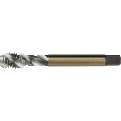 45° Spiral Flute Tap, High Speed Cobalt, M6x1 Thread, 66 mm L
