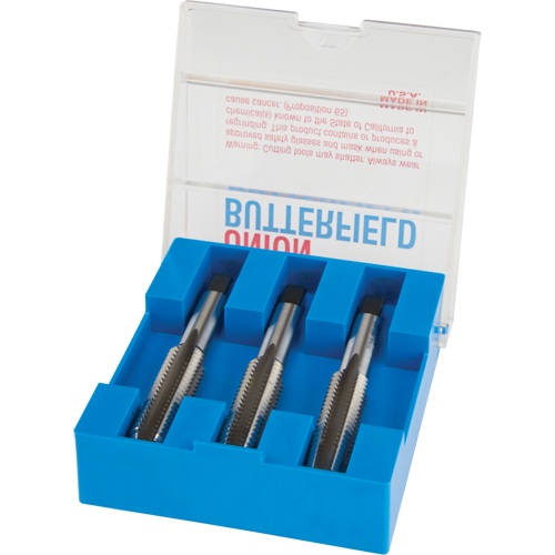 Hand Tap Set, High Speed Steel, 10-32 Thread