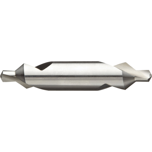 Combined Drill & Countersink, #4, 0.125" Small Diameter, 5/16" Large Diameter, High Speed Steel